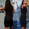 Ada Satpam Cantik nan Seksi di Stadion Olimpico Roma