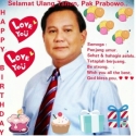 Tweeps Hujani Prabowo dengan Ucapan Selamat Ulang Tahun