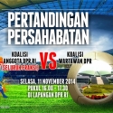 Sore Ini, KMP-KIH Lawan Koalisi Wartawan Main Bola