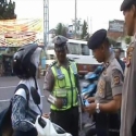 Polisi Tilang Ratusan Motor Pelajar di Tasik