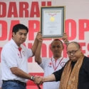 MURI Catatkan Donor Darah TMP-PMI Masuk Rekor Dunia