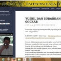 Menantu Fahmi Idris Curiga Yusril Ihza 'Penghalang' Islah Golkar