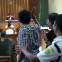 Ricuh, Sidang Kasus Penipuan, Hakim Ketua Dicaci Maki Pengunjung