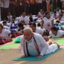 PM India Ikut Torehkan Rekor Hari Yoga Internasional di New Delhi