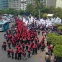 Pasca Lebaran Massa Buruh Kembali Turun ke Jalan