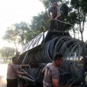Lokasi Jatuhnya Hercules Dipasang Kawat Berduri