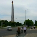 Warga Korut Nikmati Jalur Khusus Sepeda di Pusat Pyongyang