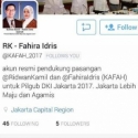 Ridwan Kamil Minta Akun Twitter yang Mempromosikannya sebagai Cagub DKI Ditutup