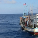 Kapal Berbendera Malaysia Tertangkap di Laut Tarempa