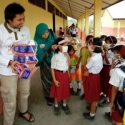 Dompet Dhuafa Edukasi Penggunaan Masker N95 Bagi Siswa SD