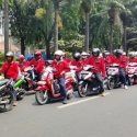 Ribuan Buruh Pakai Sepeda Motor Banjiri Kwitang