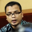 Denny Indrayana Irit Bicara di Kantor Bareskrim Polri