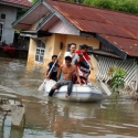 Tiga Kecamatan Di Binjai Dilanda Banjir Mencapai Dua Meter