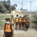 Senangnya Anak-anak Pengungsi Sinabung Kembali Sekolah