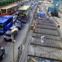 Stasiun Bawah Tanah Senayan Diinjeksi Beton