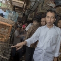 Jokowi Keliru Borong Burung di Pasar Pramuka