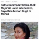 Ratna Sarumpaet: Ahok Panik Dengan Gerakan Selamatkan Jakarta