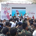 Banser Ikut Amankan Fun Walk For Wonderful Toba