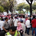Enam Tuntutan Demonstran AMJU Untuk Gubenur Ahok