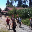 Sambil Bawa Bendera, Poktan Anugerah Duduki Lahan HGU PT Serdang Hulu
