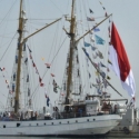 Peserta Asean Cadet Seminar Berlayar Dengan KRI Dewaruci