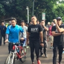 Agus Yudhoyono 'Sendirian' Sapa Warga DKI Di Ragunan