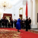 Jokowi Sambut 18 Dubes Negara Sahabat Di Istana Negara