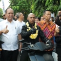 Menristekdikti Sambut Tour Motor Listrik Di Garis Finish