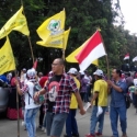 Massa Golkar Gabung Dengan Massa Pro Ahok