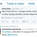 â€@karniilyas: Mohon Maaf, ILC dengan Tema Makar Terpaksa Dibatalkan