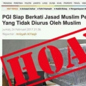 PGI Bantah Berkati Jenazah Muslim Pendukung Ahok