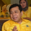 Setya Novanto Sambut Ahok Di Acara Real Count Golkar