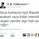 SBY: Bapak Presiden, Apakah Saya Tidak Punya Hak Tinggal Di Negeri Sendiri?