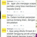 Imbas Cuitan Ernest, Sido Muncul Perketat Kontrak Dengan Brand Ambasador