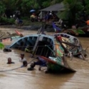 Puluhan Perahu Nelayan Rusak Terseret Banjir Di Pati