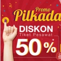 Promo Pilkada Dari Indonesia Flight, Diskon 50 Persen