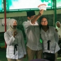 Sandiaga Mencoblos Bersama Keluarga Di TPS 01 Kebayoran Baru