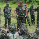 Kas Kormar Tinjau Latihan Prajuritnya Di Lampung