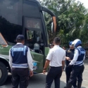 Ogah Masuk Terminal, Bus AKAP Ditilang
