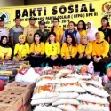 Ikatan Isteri Fraksi Golkar Bantu Korban Kebakaran Koja