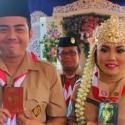 Begini Kisah Pasangan Muda Yang Nikah Menggunakan Seragam Pramuka