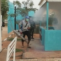 Cegah Malaria, Timkes Satgas Unamid Fogging Markas Indobatt-03