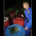 Bakamla Ciduk Kapal Motor Muat Puluhan Drum BBM Ilegal