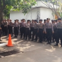 Mau Ada Demo, Puluhan Polisi Siaga Di Depan Kantor Pusat BPJS Kesehatan