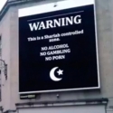 Diretas, Billboard Iklan Tampilkan Pesan Zona Syariah