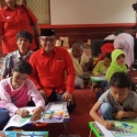 100 Anak Antusias Ikuti Lomba Mewarnai Di DPP PDI Perjuangan