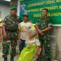 Nenek Nesa Tersenyum Bahagia Saat Didatangi Prajurit Tanjungpura