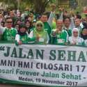 CFJS Boyong 200 Alumni HMI Ikut Jalan Sehat Nasional Di Medan