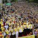 Padat, Jalan Sehat Golkar Di Kota Makassar