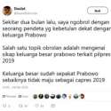 <i>@DaulatDalimunte</i>: Keluarga Besar Djojohadikusumo Sepakat Minta Prabowo Tidak Nyapres